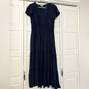Women’s Knox Rose Maxi Dress - Size M - Navy Blue.